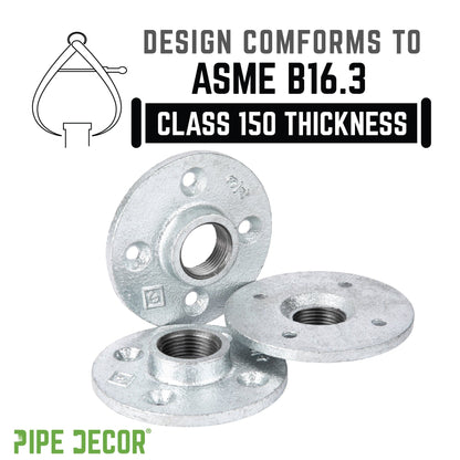 1 in. Galvanized Iron Floor Flange