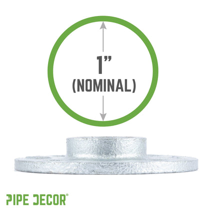 1 in. Galvanized Iron Floor Flange