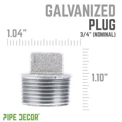 3/4 in. Galvanized Iron Plug