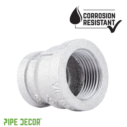 1/2 in. x 3/8 in. Galvanized Iron Reducing Coupling