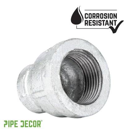 1 in. x 1/2 in. Galvanized Iron Reducing Coupling