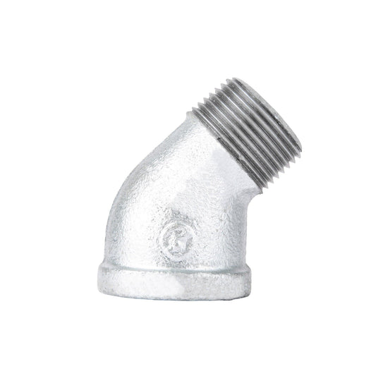 1 in. Galvanized Iron 45 Degree Street Elbow