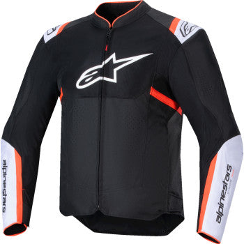 ALPINESTARS T-SPS Air v2 Jacket - Black/White/Red Fluo - Small 3301025-1231-S