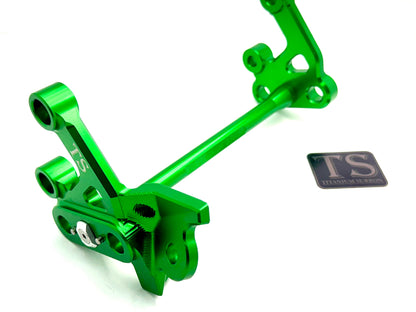 Custom CNC Aluminum Footpeg Bracket Assembly E-Ride Pro