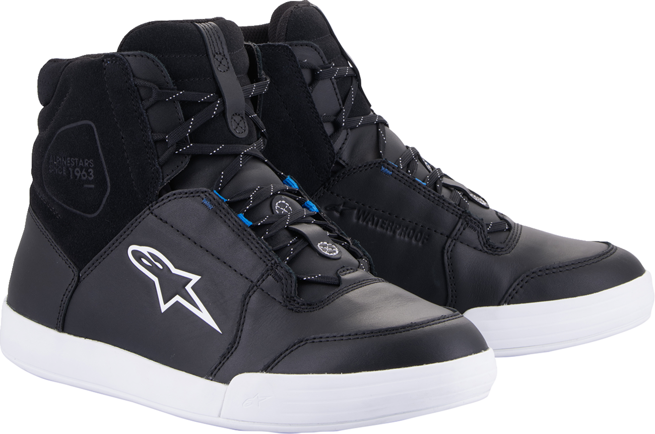 ALPINESTARS Chrome Shoes - Waterproof - Black/White - US 10 2543123-157-10