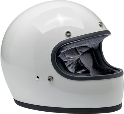 BILTWELL Gringo Helmet - Gloss White - Large 1002-517-104