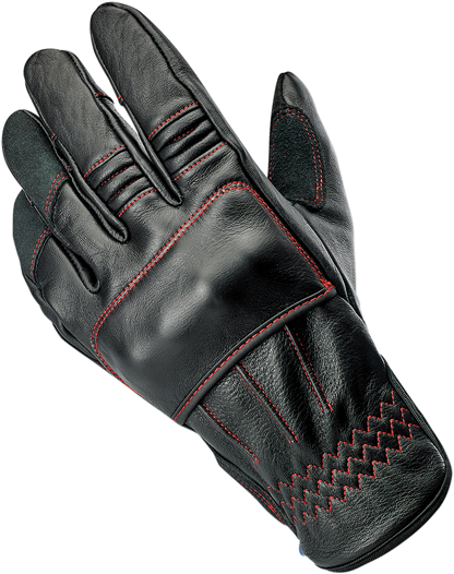 BILTWELL Belden Gloves - Redline - XS 1505-0108-301