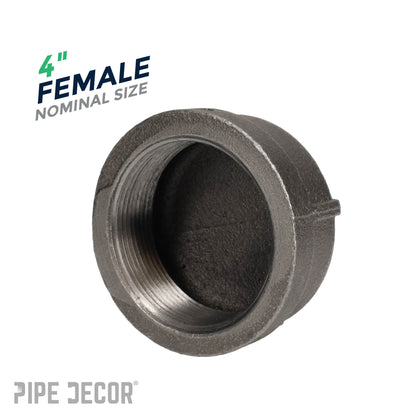 4 in. Black Cap