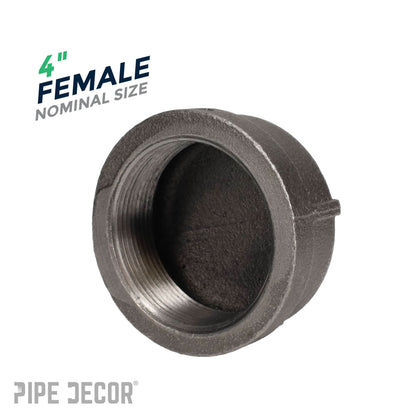 4 in. Black Cap