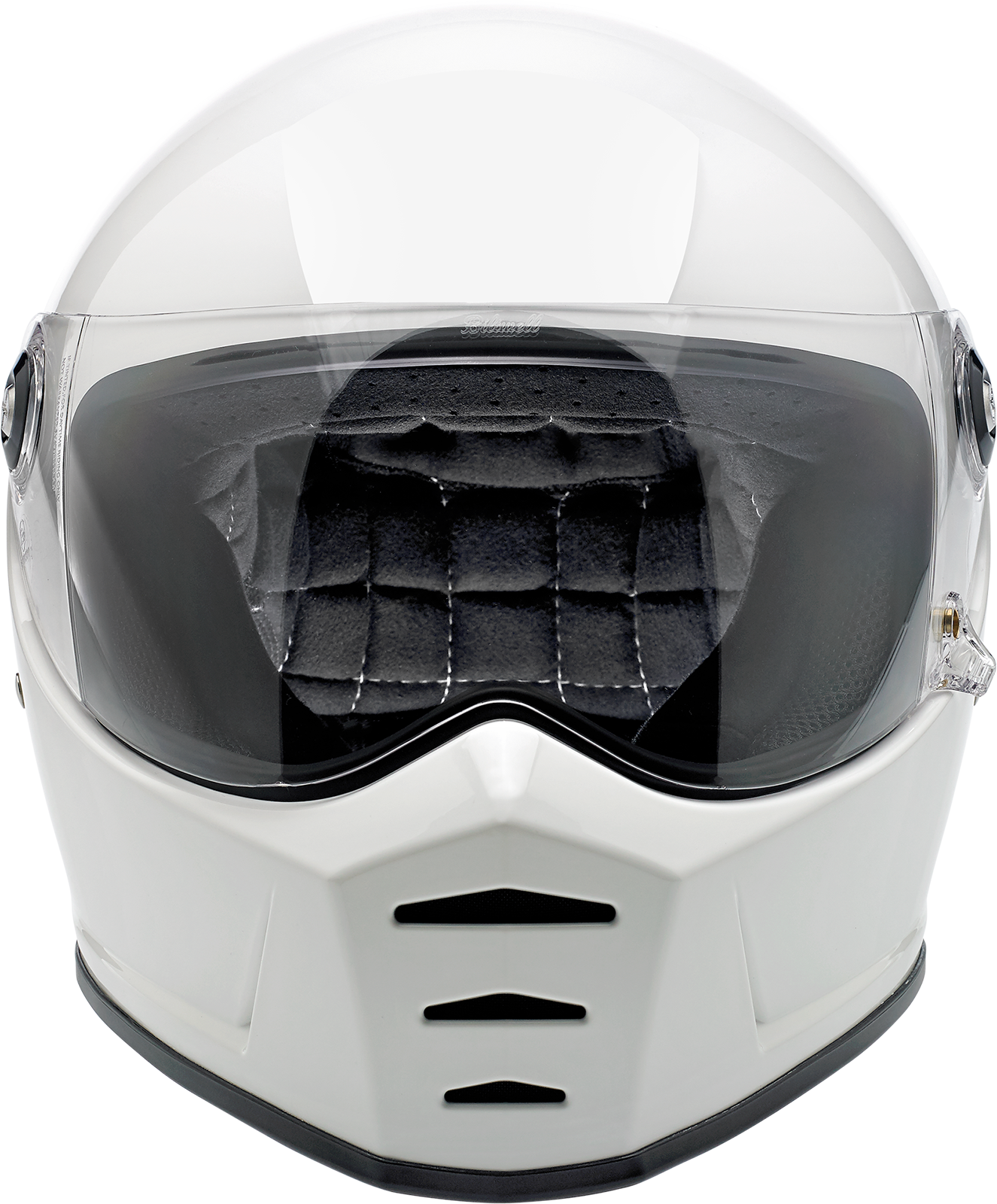 BILTWELL Lane Splitter Helmet - Gloss White - Large 1004-104-104