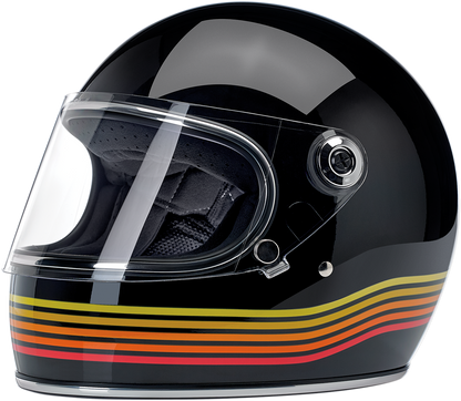 BILTWELL Gringo S Helmet - Gloss Black Spectrum - Medium 1003-536-103