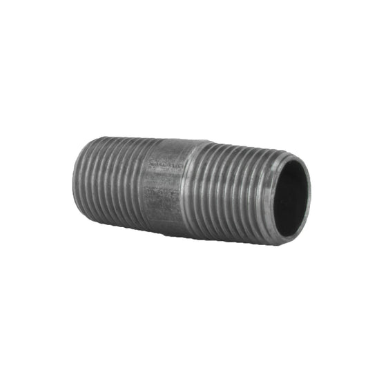1 in. x 2 1/2 in. Black Pipe