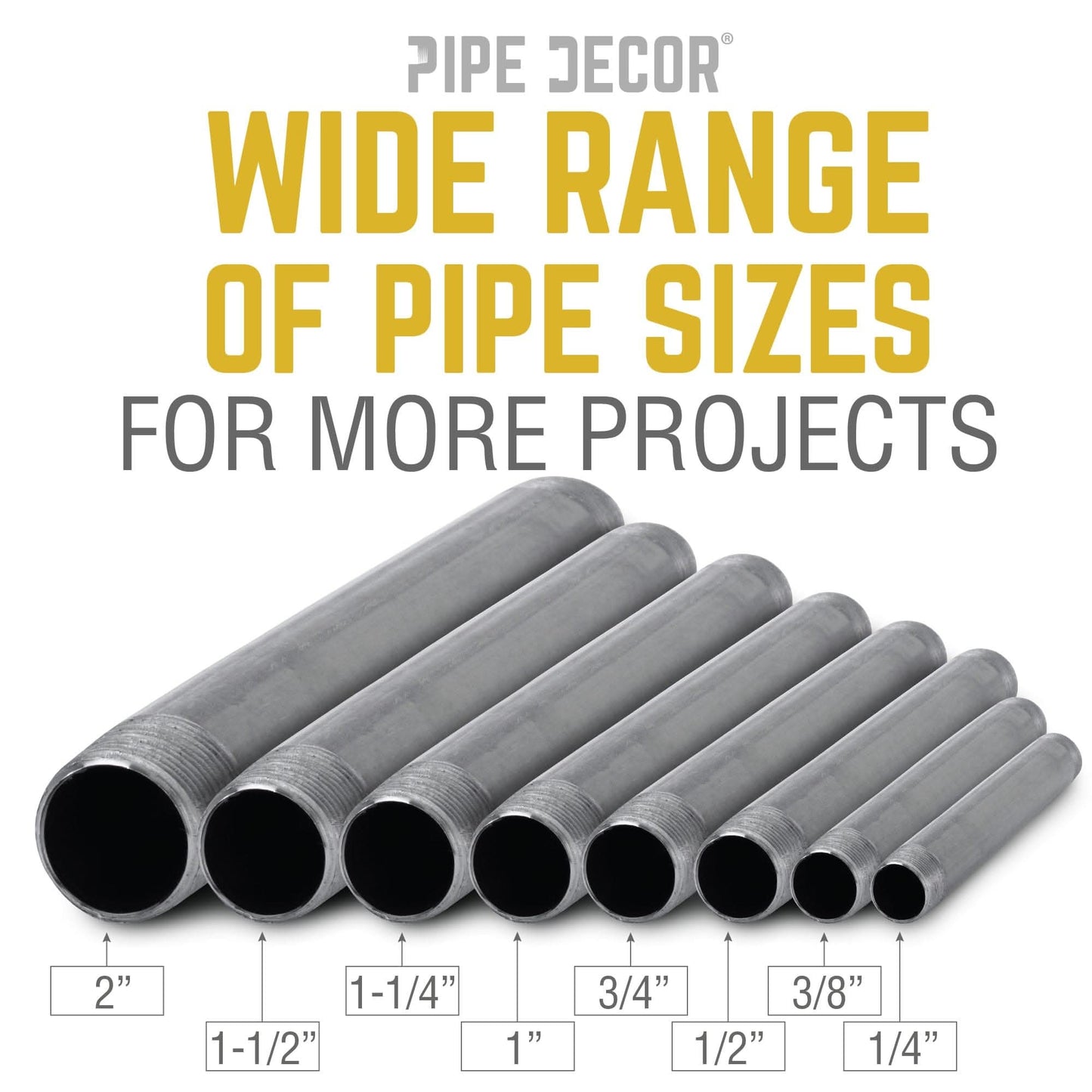 2 in. x  3 in. Black Pipe