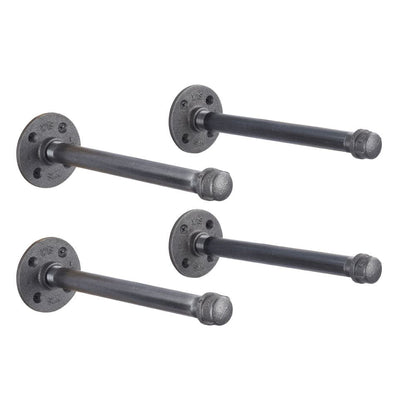 1/2 in. x 10 in. Shelf Bracket Kit, 4 Pack