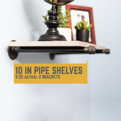 1/2 in. x 10 in. Shelf Bracket Kit, 4 Pack