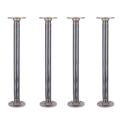 1 in. x 24 in. Round Flange Pipe Table Legs - 4 Pack