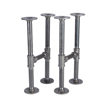 3/4 in. H Round Flanges Pipe Kit for Bench Legs