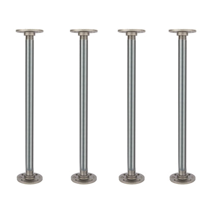 ¾ in. x 18 in. Round Flange Pipe Table Legs - 4 Pack