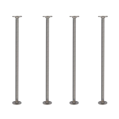 ¾ in. x 30 in. Round Flange Pipe Table Legs - 4 Pack