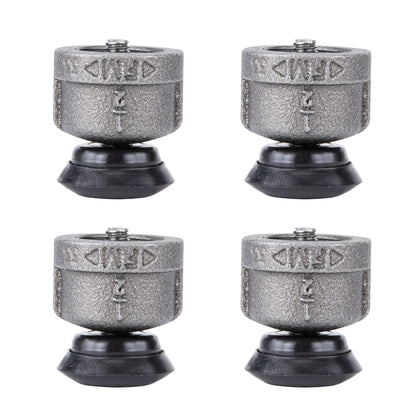 Furniture Leg Levelers for ½” Pipe Legs (4 Pack)
