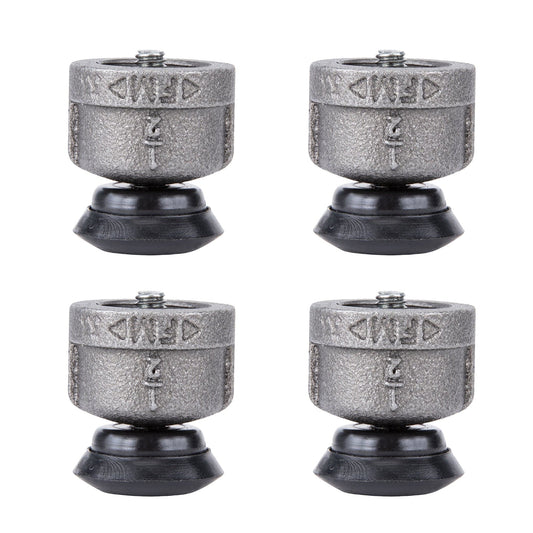 Furniture Leg Levelers for ½” Pipe Legs (4 Pack)
