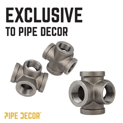 3/4 in. Black 5-Way Fitting