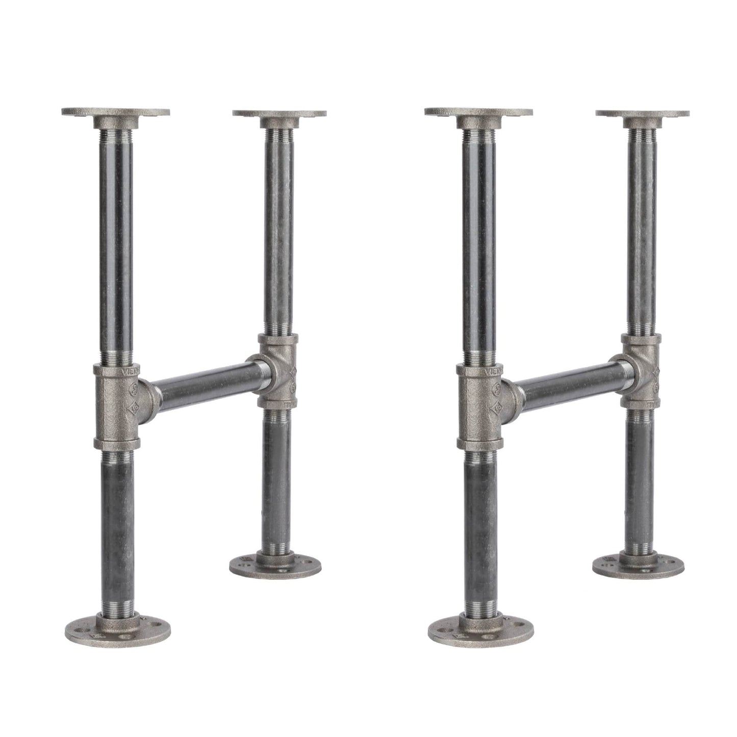 3/4 in. H Round Flange Pipe Kit for Coffee Table/Bench Legs