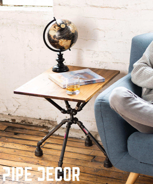 Spider End Table By PIPE DÉCOR