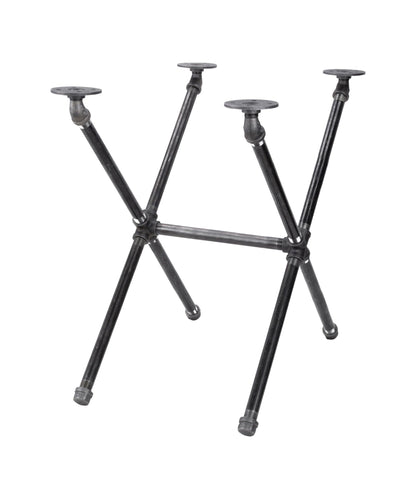 Criss Cross End Table By PIPE DECOR