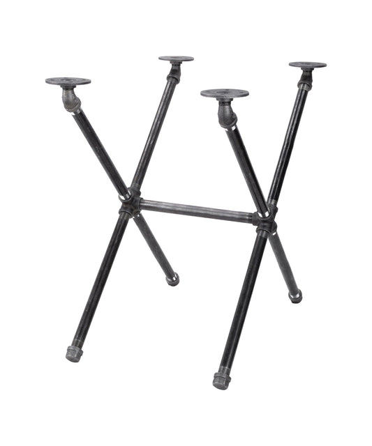Criss Cross End Table By PIPE DECOR