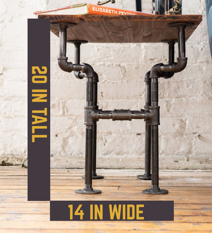 Streetlights End Table By PIPE DECOR