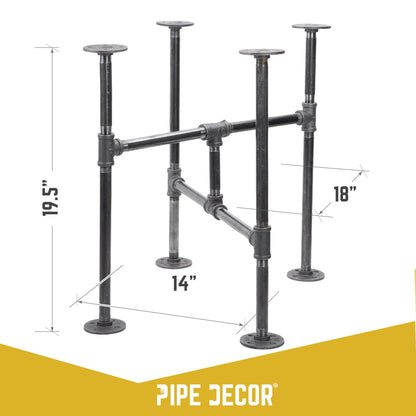 Turnpike End Table By PIPE DECOR