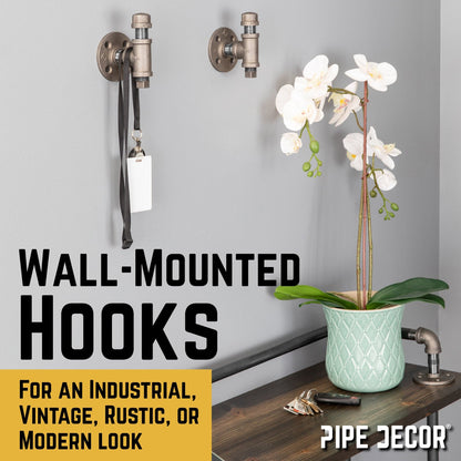 Tee-Shaped Wall Hook Kit (2 Pack)