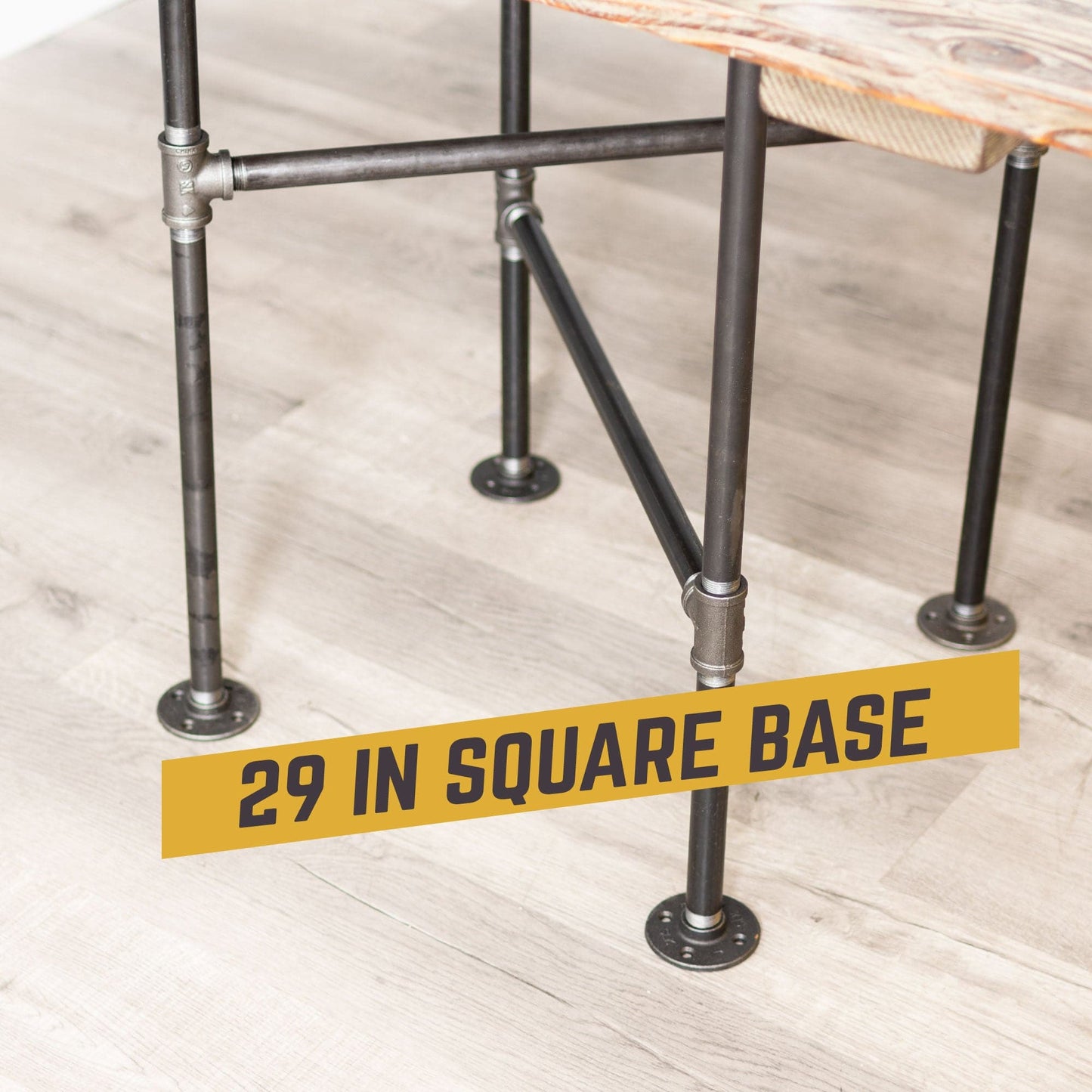 Solitaire Kitchen Table By PIPE DECOR