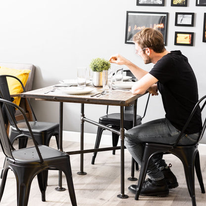 Solitaire Kitchen Table By PIPE DECOR