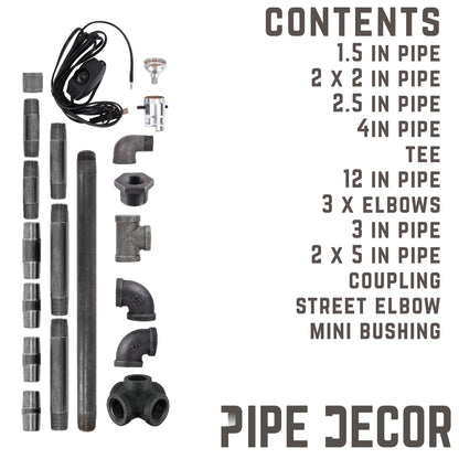 Convertible Table Lamp By PIPE DECOR