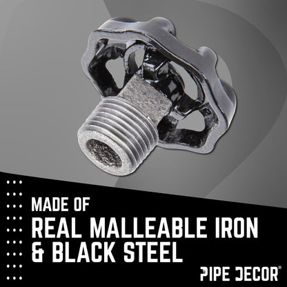 Black Industrial Spigot with Plug (2-Pack)