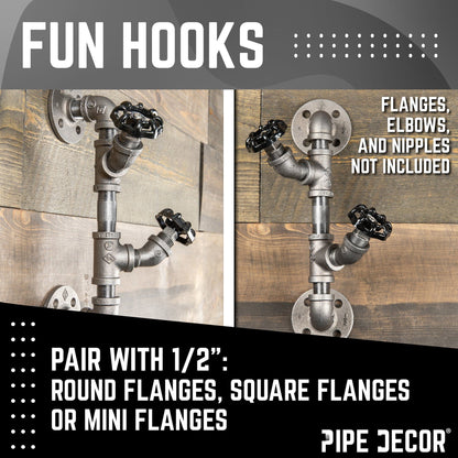Black Industrial Spigot with Plug (2-Pack)