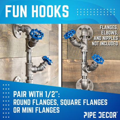 Blue Industrial Spigot with Plug (2-Pack)