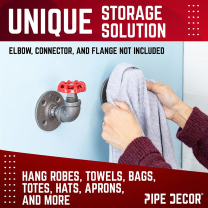 Red Industrial Spigot with Plug (2-Pack)