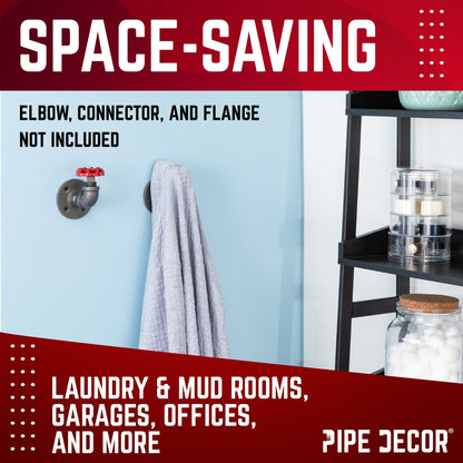 Red Industrial Spigot with Plug (2-Pack)