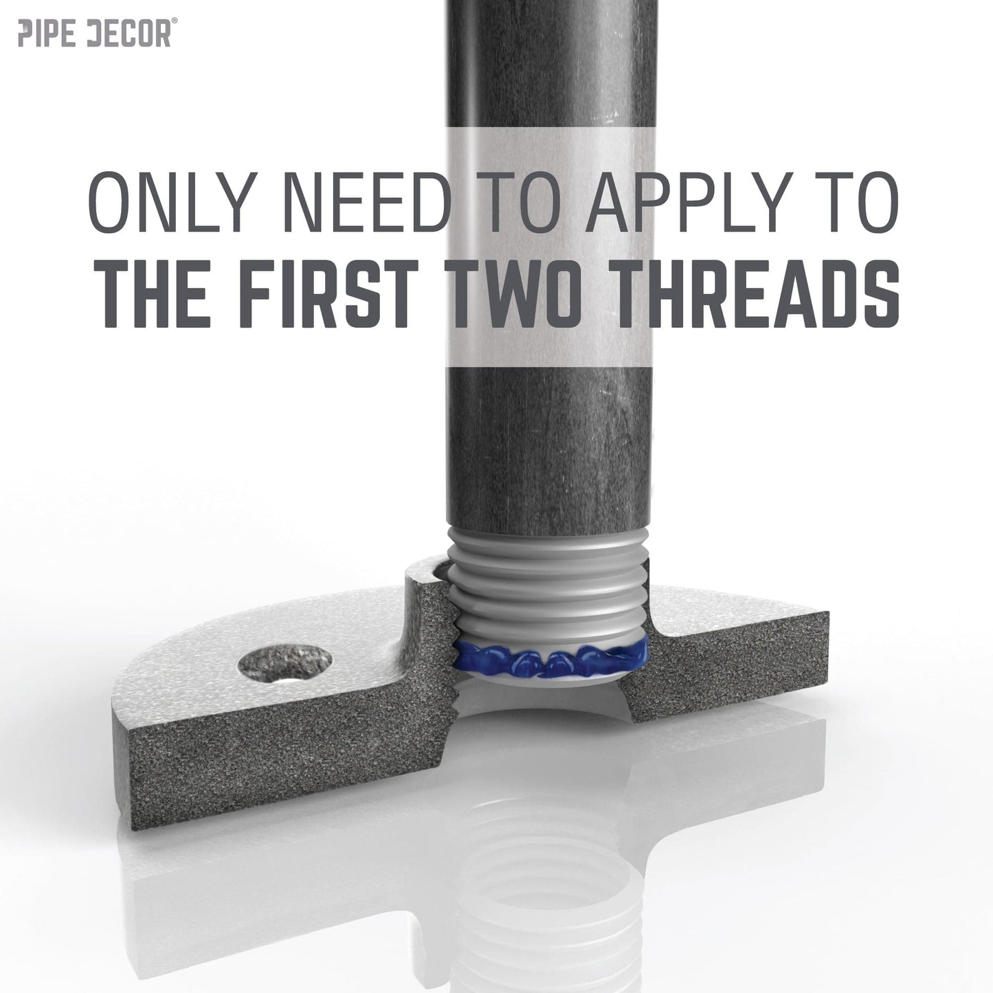 Threadlocker Gel Pipe Thread Sealant (3-Pack)