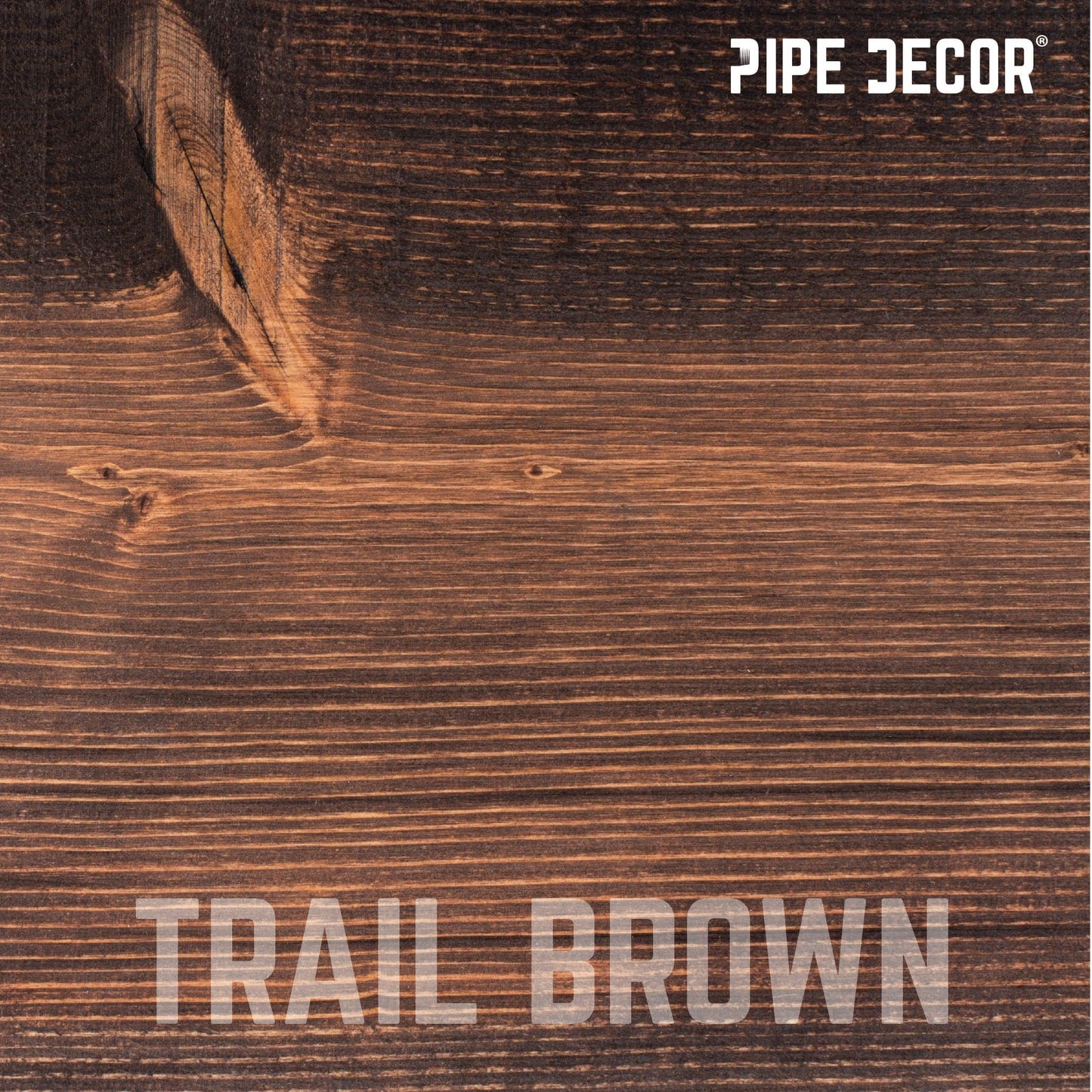 RESTORE Trail Brown 36 in. Wood Shelf (Wood Only)