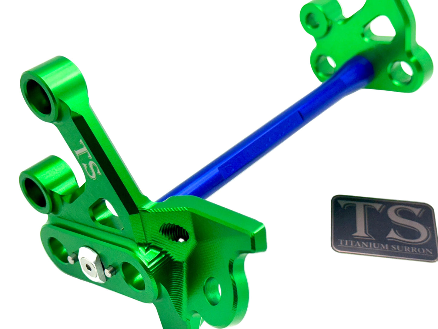 Custom CNC Aluminum Footpeg Bracket Assembly Surron