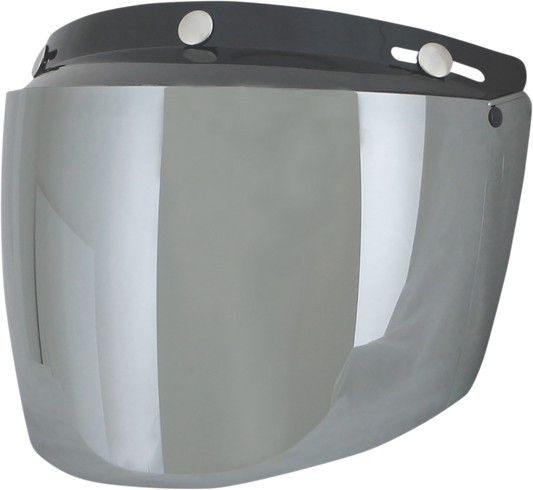 AFX Vintage 3-Snap Shield - Flip - Silver Mirror 0131-0080