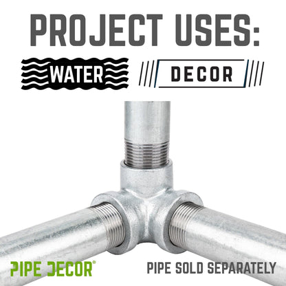 1 in. Galvanized Side Outlet Elbow