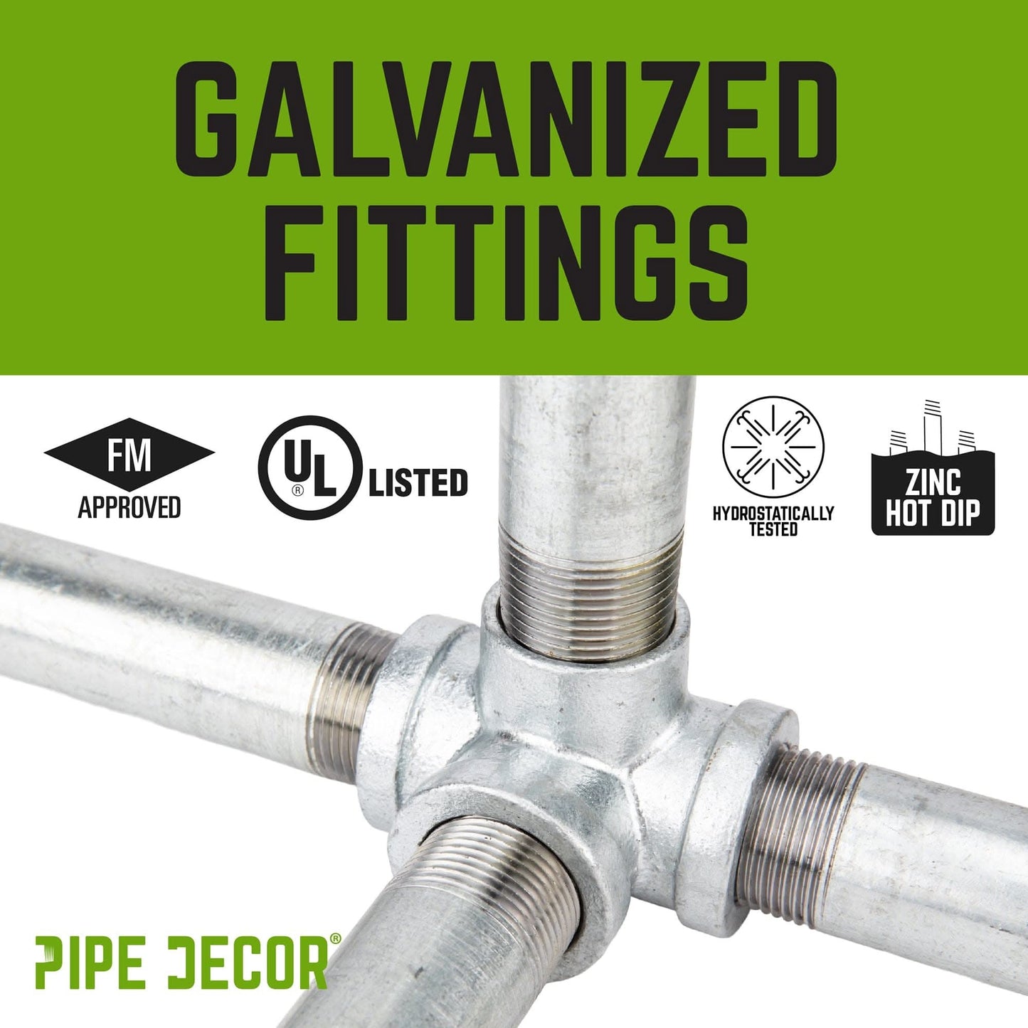 1 in. Galvanized Square Cap