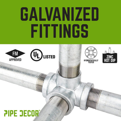 1 in. Galvanized Square Cap
