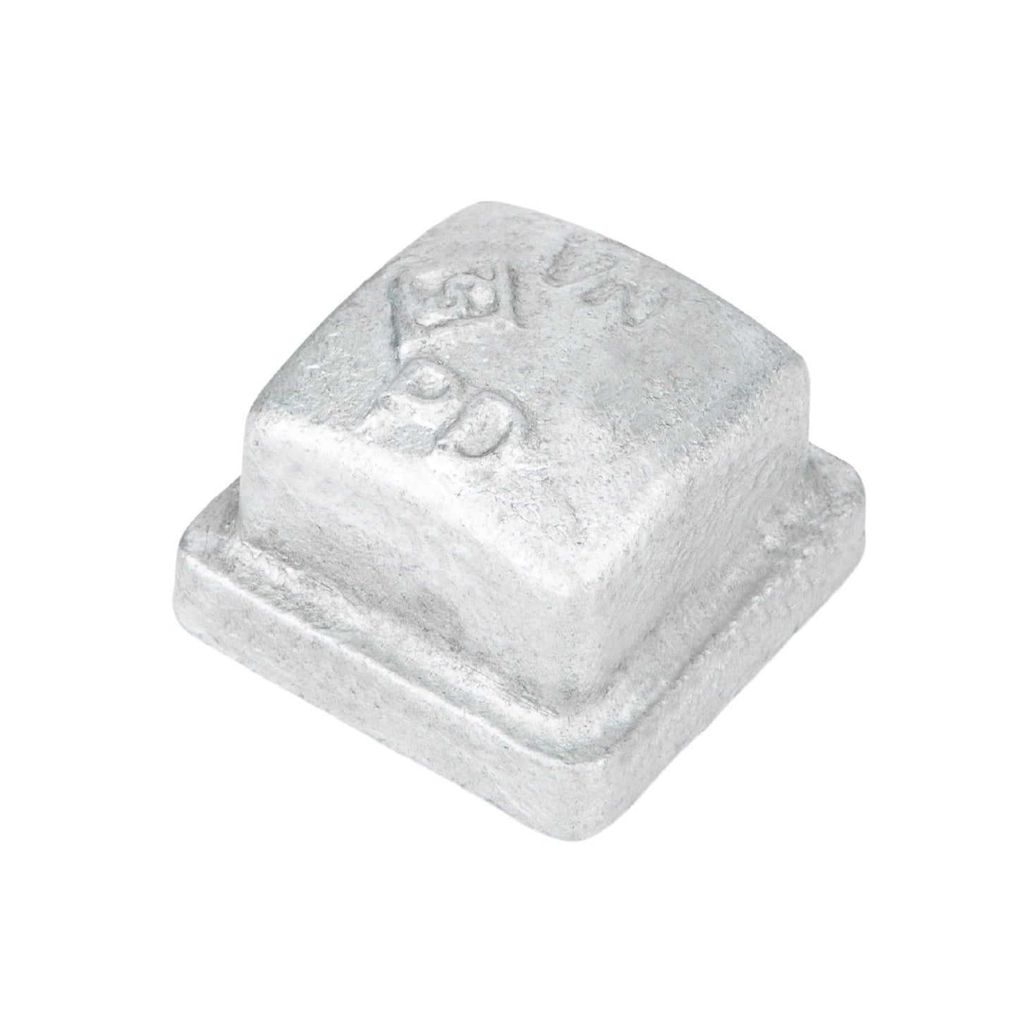 1/2 in. Galvanized Square Cap