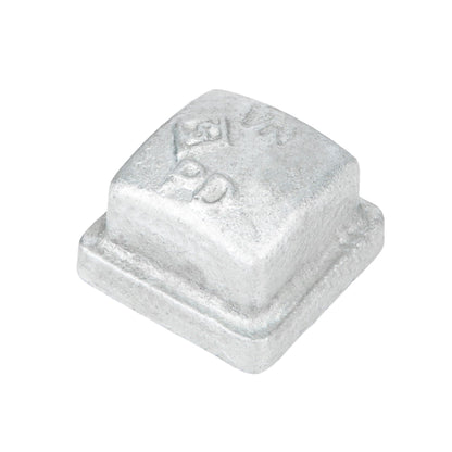 1/2 in. Galvanized Square Cap